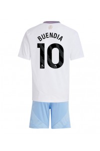 Aston Villa Emiliano Buendia #10 Babytruitje Uit tenue Kind 2024-25 Korte Mouw (+ Korte broeken)